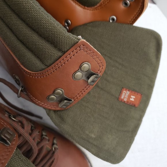 Brown lace Up Simms Mens Shoes Boots Wading Fly Fishing 14 - Picture 6 of 13